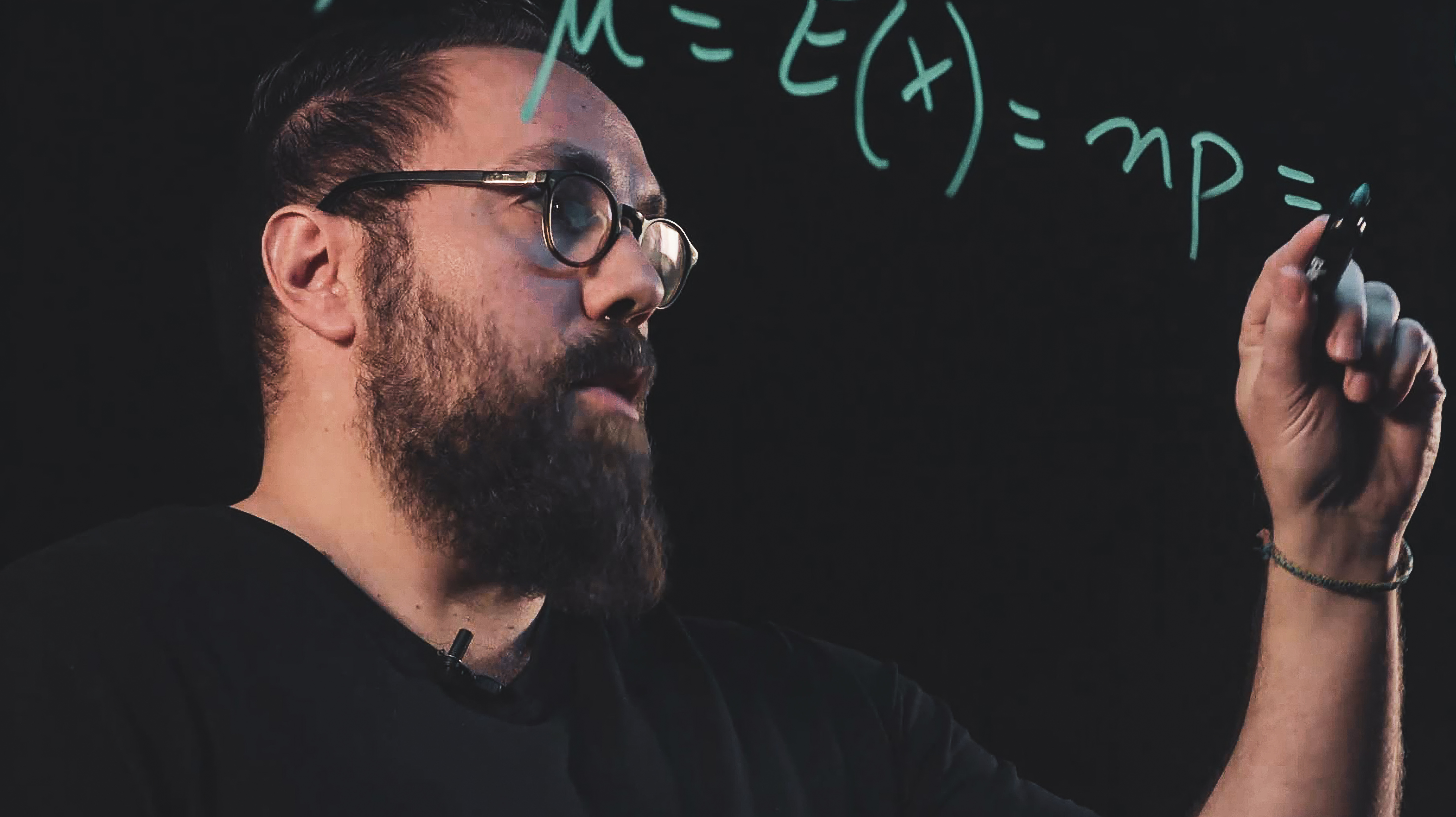 Démonstration mathématique au lightboard