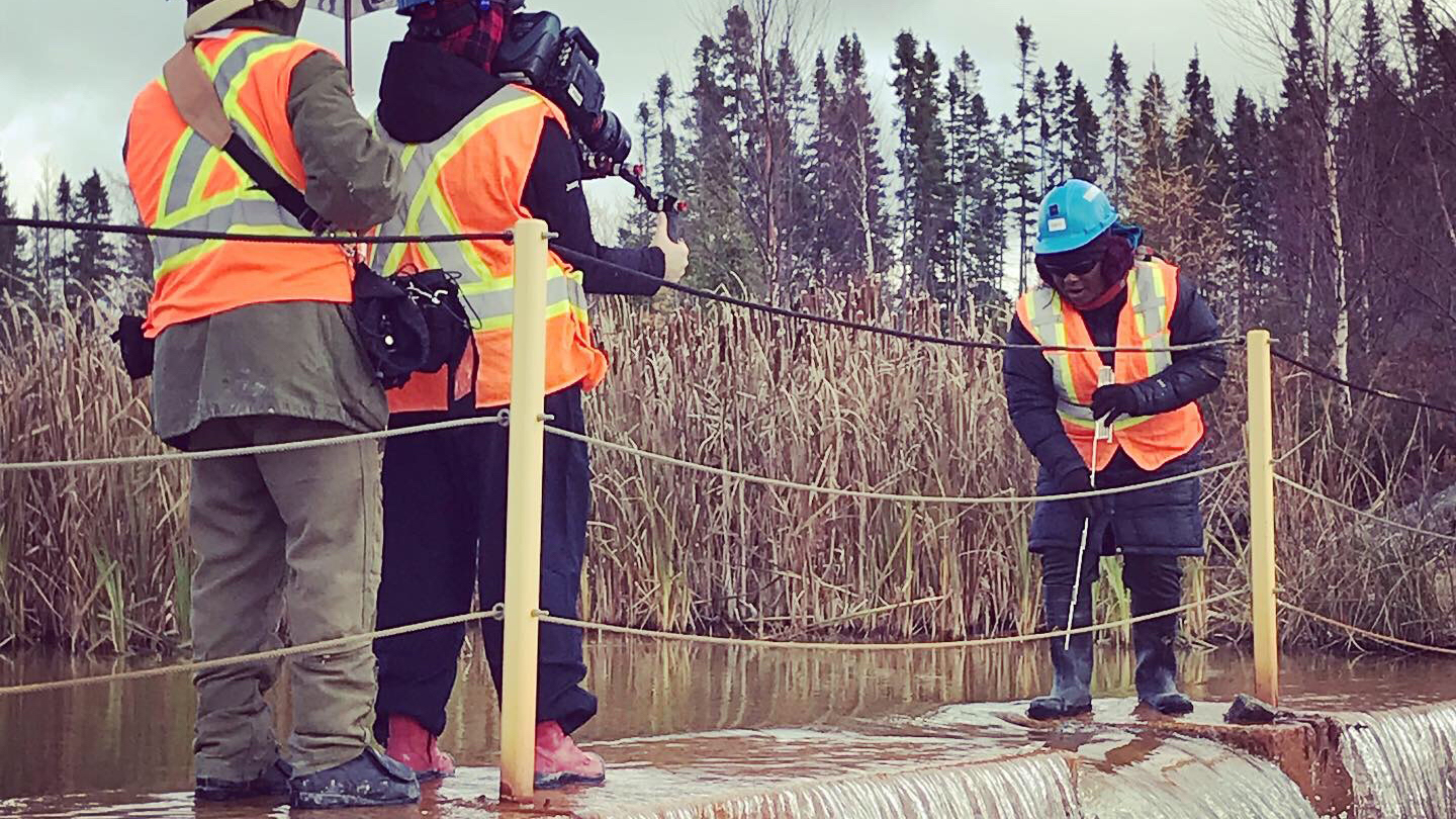 Tournage sur site minier